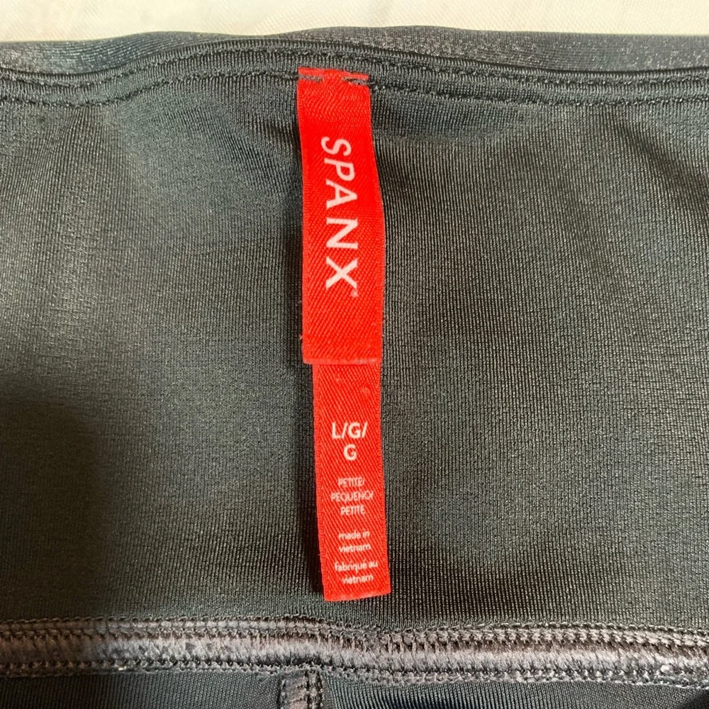 Spanx black leggings. Size L.